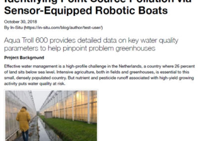 Identifying Point Source Pollution via Sensor-Equipped Robotic Boats